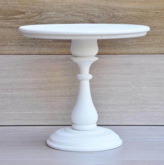 tall white cake stand