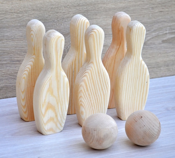 Mini Wooden Bowling Set Mini Wooden Bowling Set