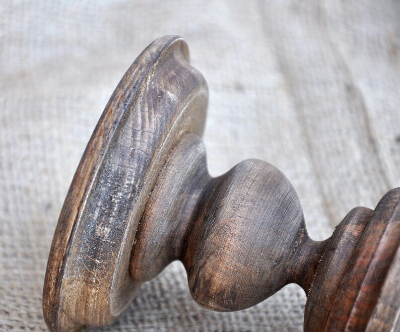 4'' wood rustic cupcake stand wooden cupcake holders Etsy