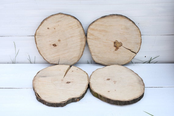 Set of 10 Wood Slices for Wedding Centerpieces Rustic Wedding