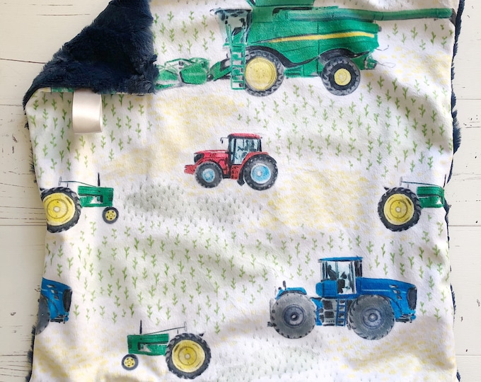 Tractor Lovey Etsy