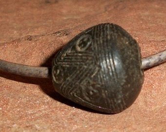 Ancient Clay Spindle Whorl Necklace