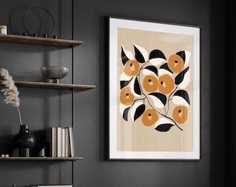 Scandi Floral Print: Nordic Botanical Wall Art