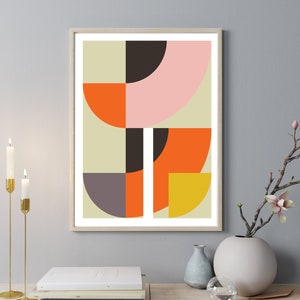 Mid century print, mid century modern wall art, mid century decor, mid century poster, mid century modern print, retro wall art, retro print