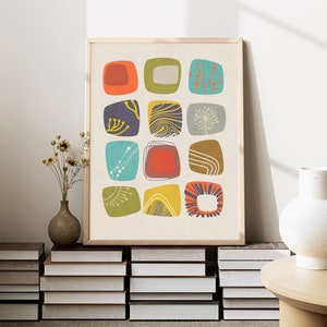 mid century print, mid century modern wall art, mid century decor, mid century poster, mid century modern print, retro wall art, retro print