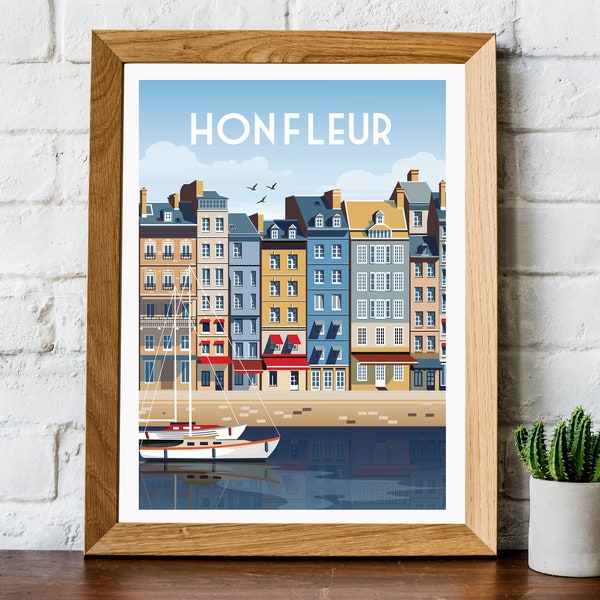 Honfleur Normandy Poster Etsy