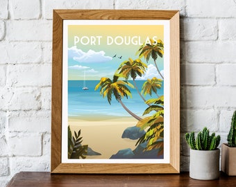 Port Douglas print, Port Douglas travel poster, Port Douglas travel print, Port Douglas poster, Australia print, Australia poster