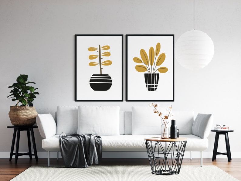 botanical art Nordic wall art scandinavian wall art scandi plant, minimalist wall art nordic print scandinavian print scandi print