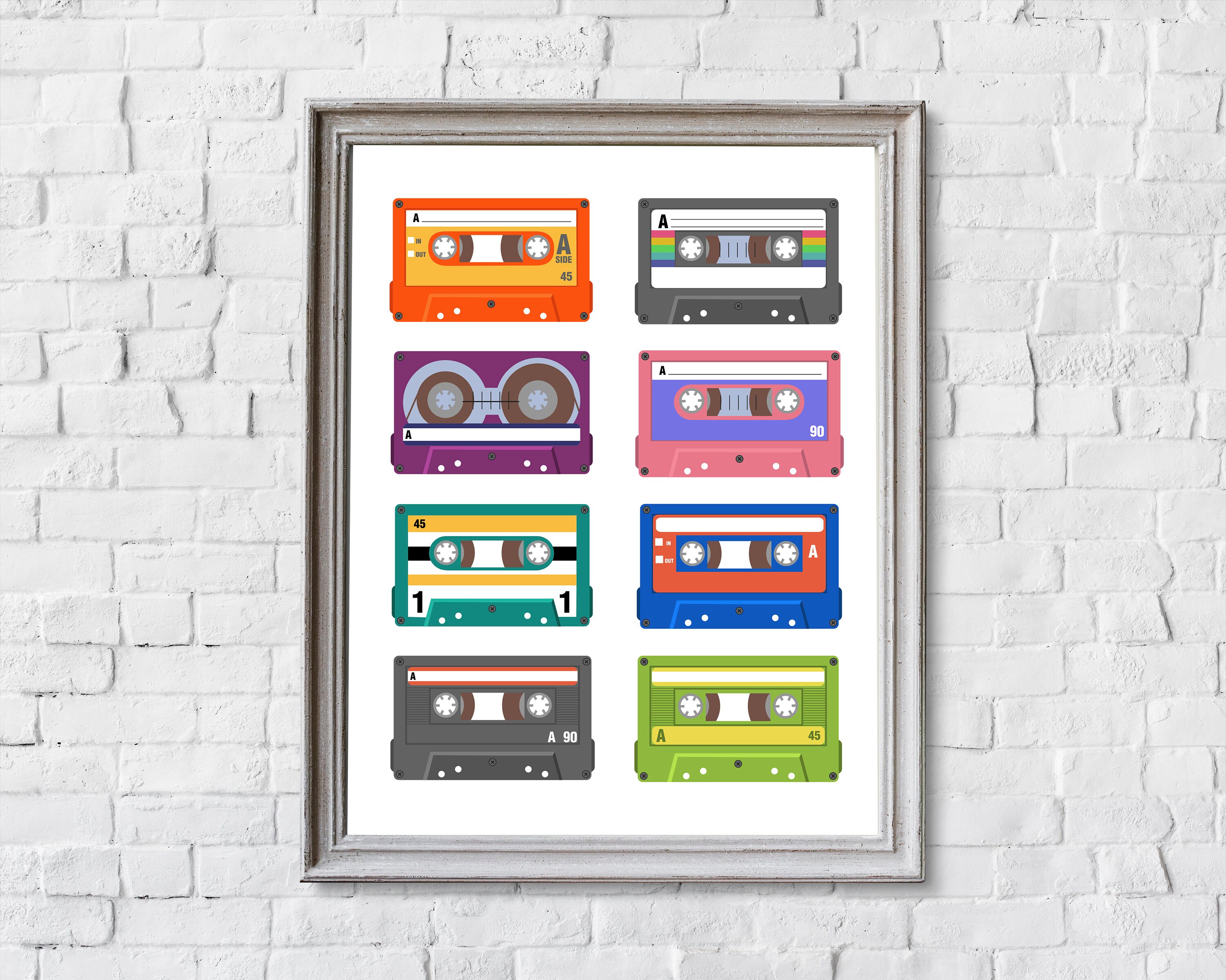 Retro music print retro music poster retro wall art music Etsy