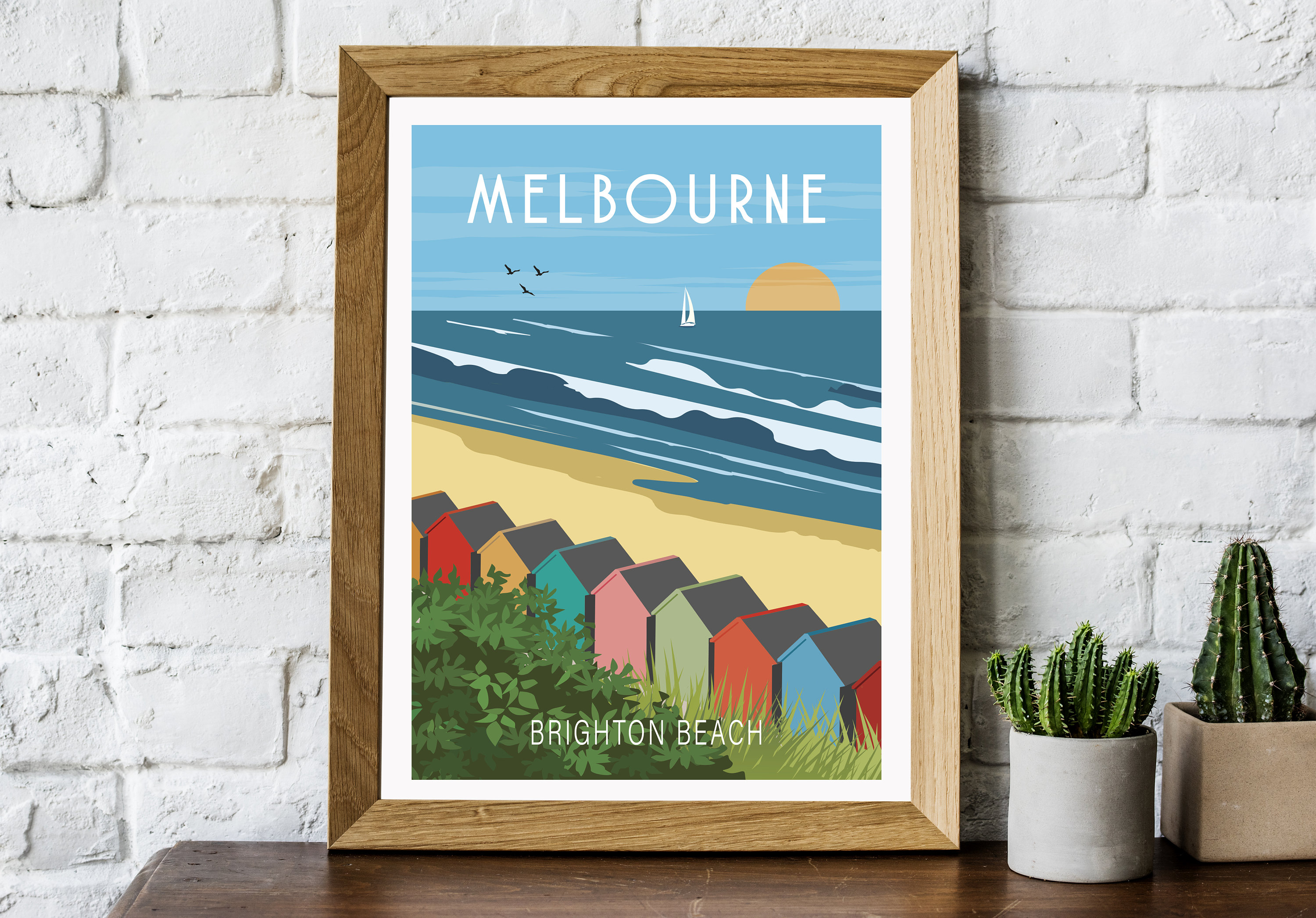 Melbourne Travel Poster Melbourne Print Melbourne Wall Art Etsy UK