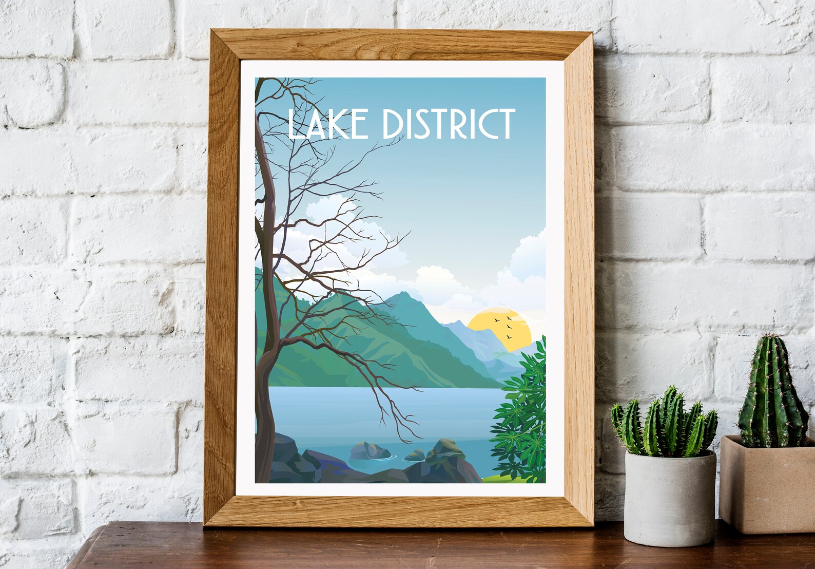 Lake District Print Lake District Poster Lake District Wall Etsy UK