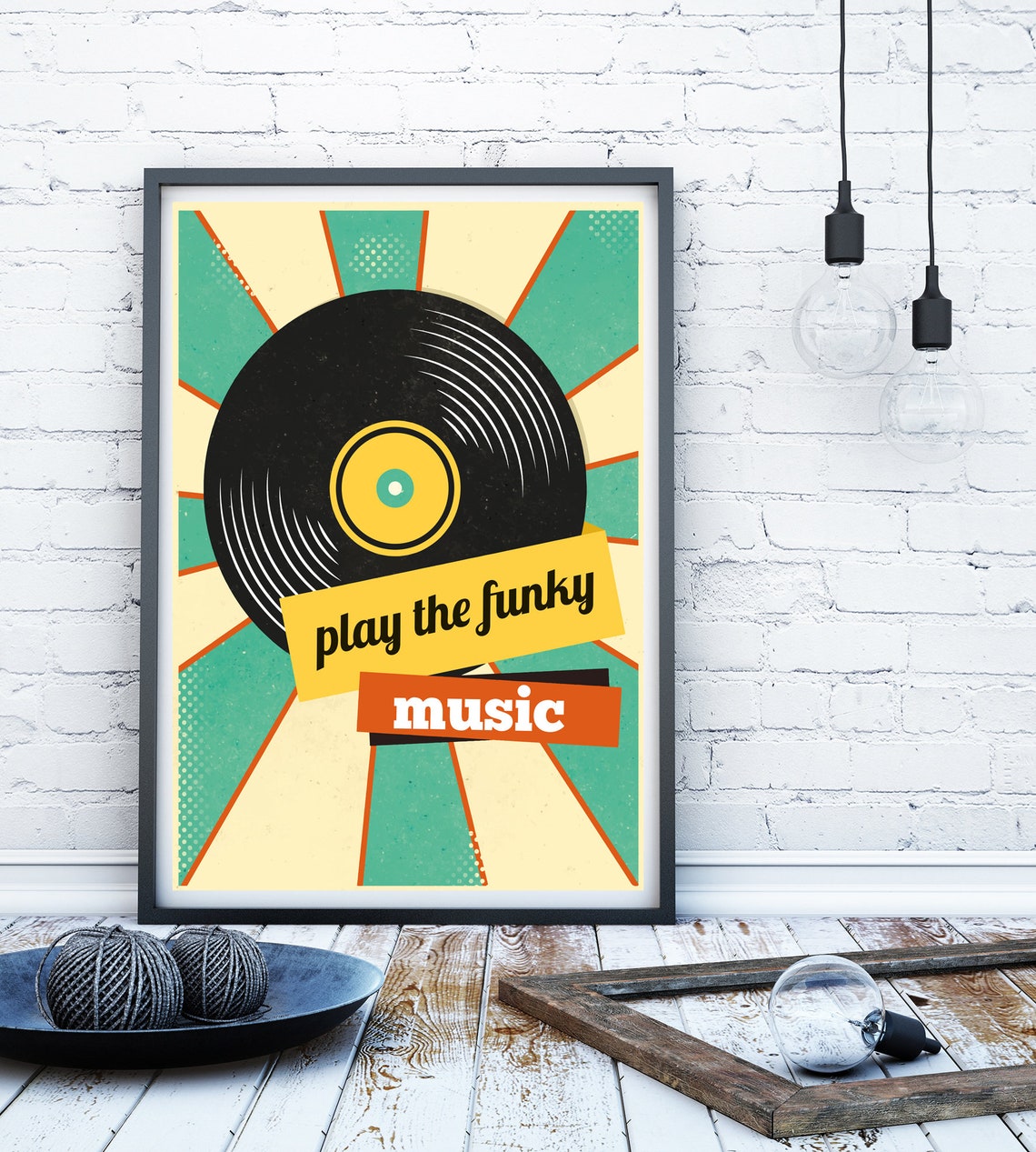 Retro Print Retro Poster Vinyl 80's Print Pop Art Etsy