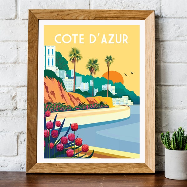 Cote D'azur Poster - Etsy