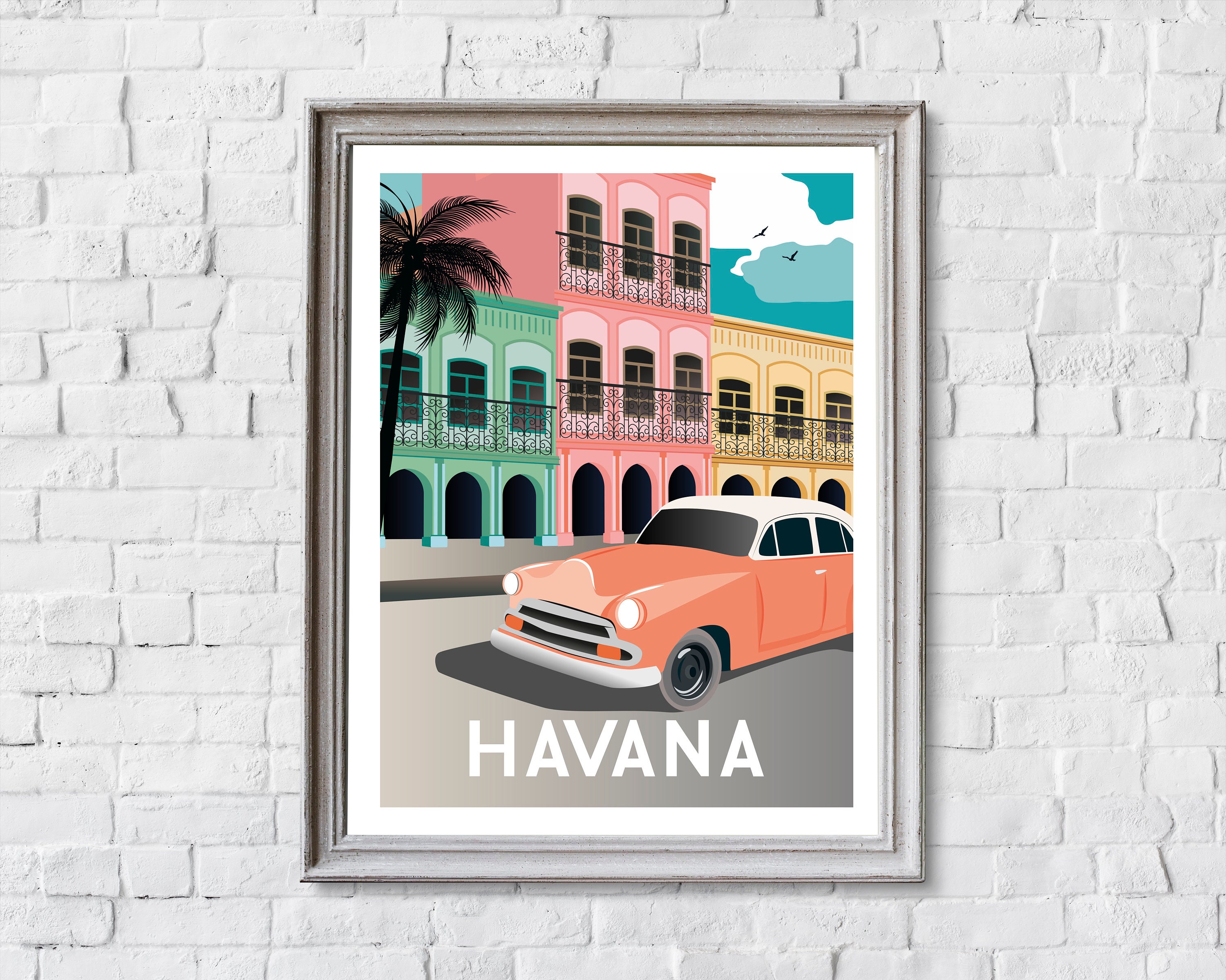 havana travel poster
