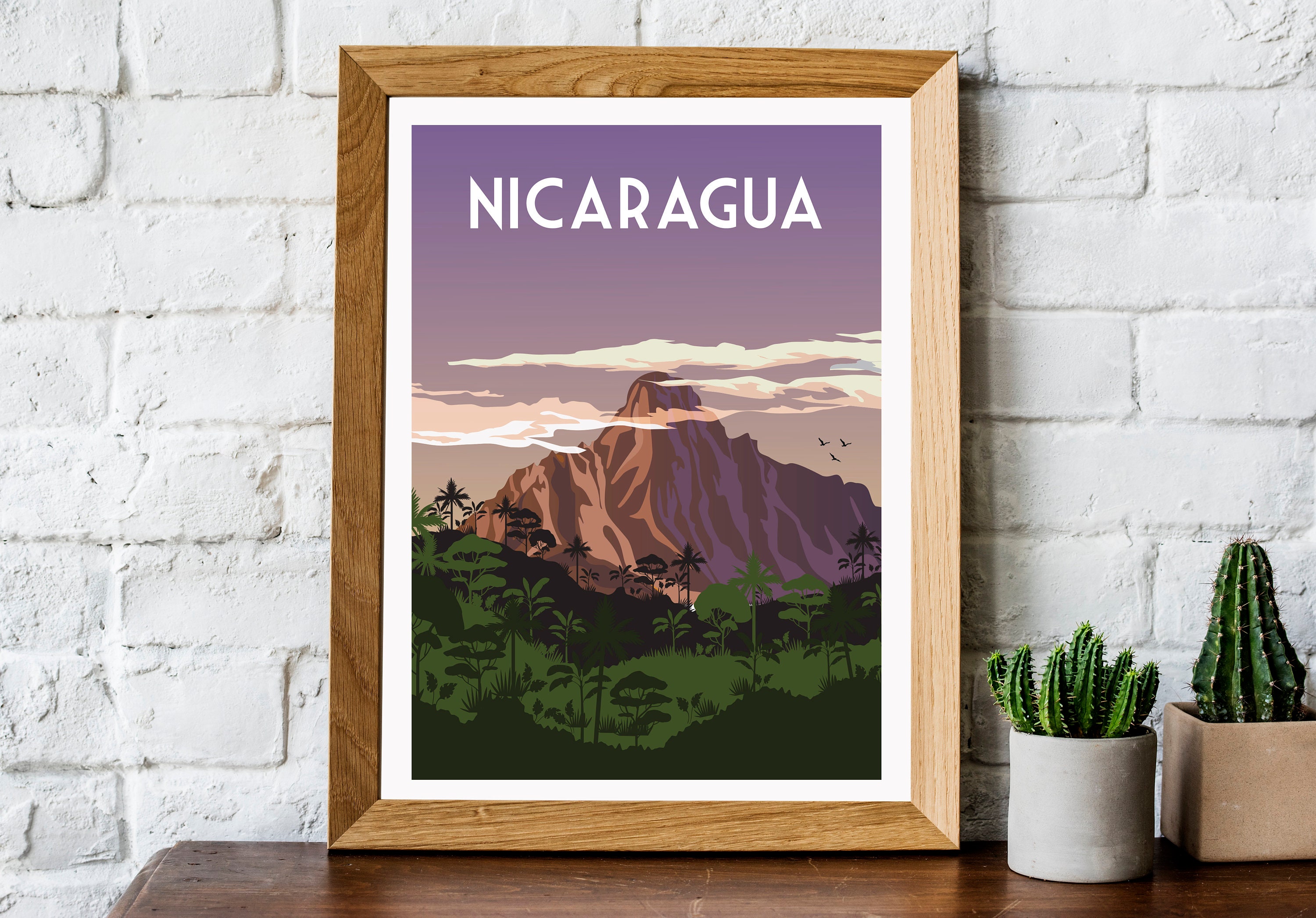Buy Bogota 1938 Vintage Travel Poste Managua Nicaragua X Serie