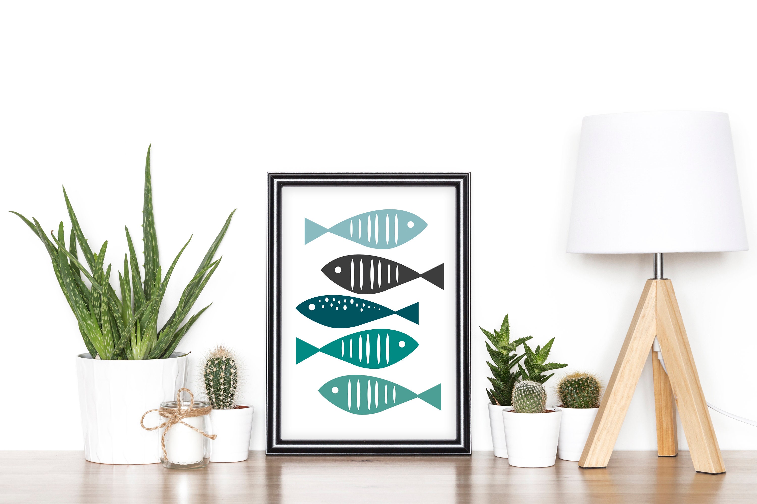 Fish print fish wall art fish art bathroom print bathroom | Etsy