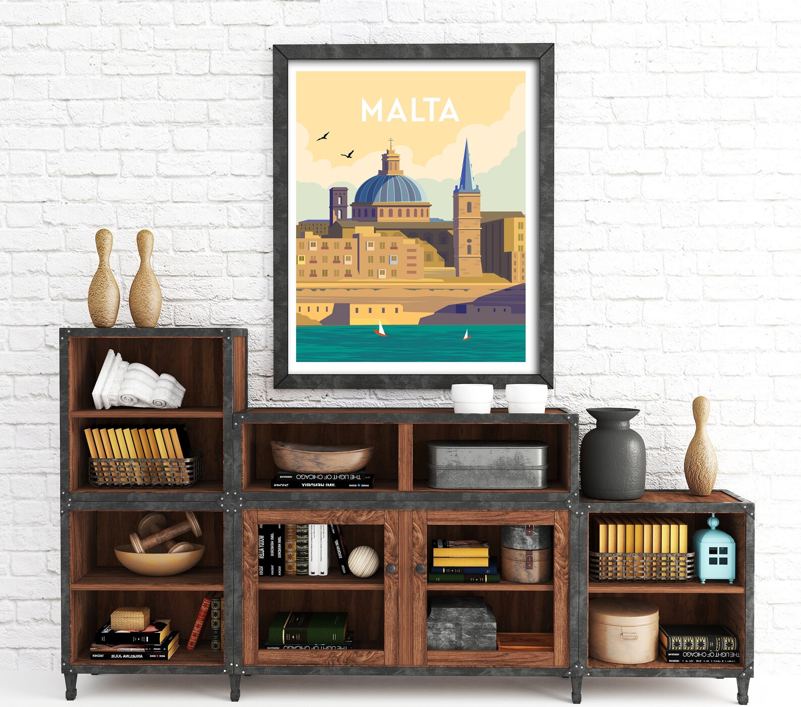 Malta Print Malta Travel Poster Malta Wall Art Malta Travel Etsy UK