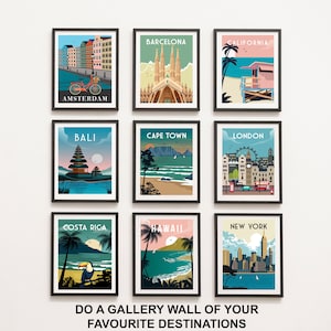 Retro Venice Travel Poster: Flat Design Wall Art image 4