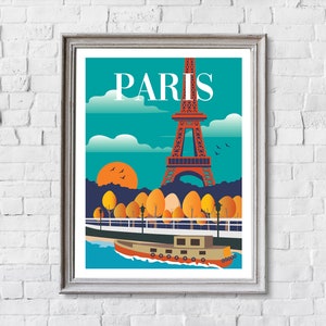 Paris Poster, Paris travel print image 3