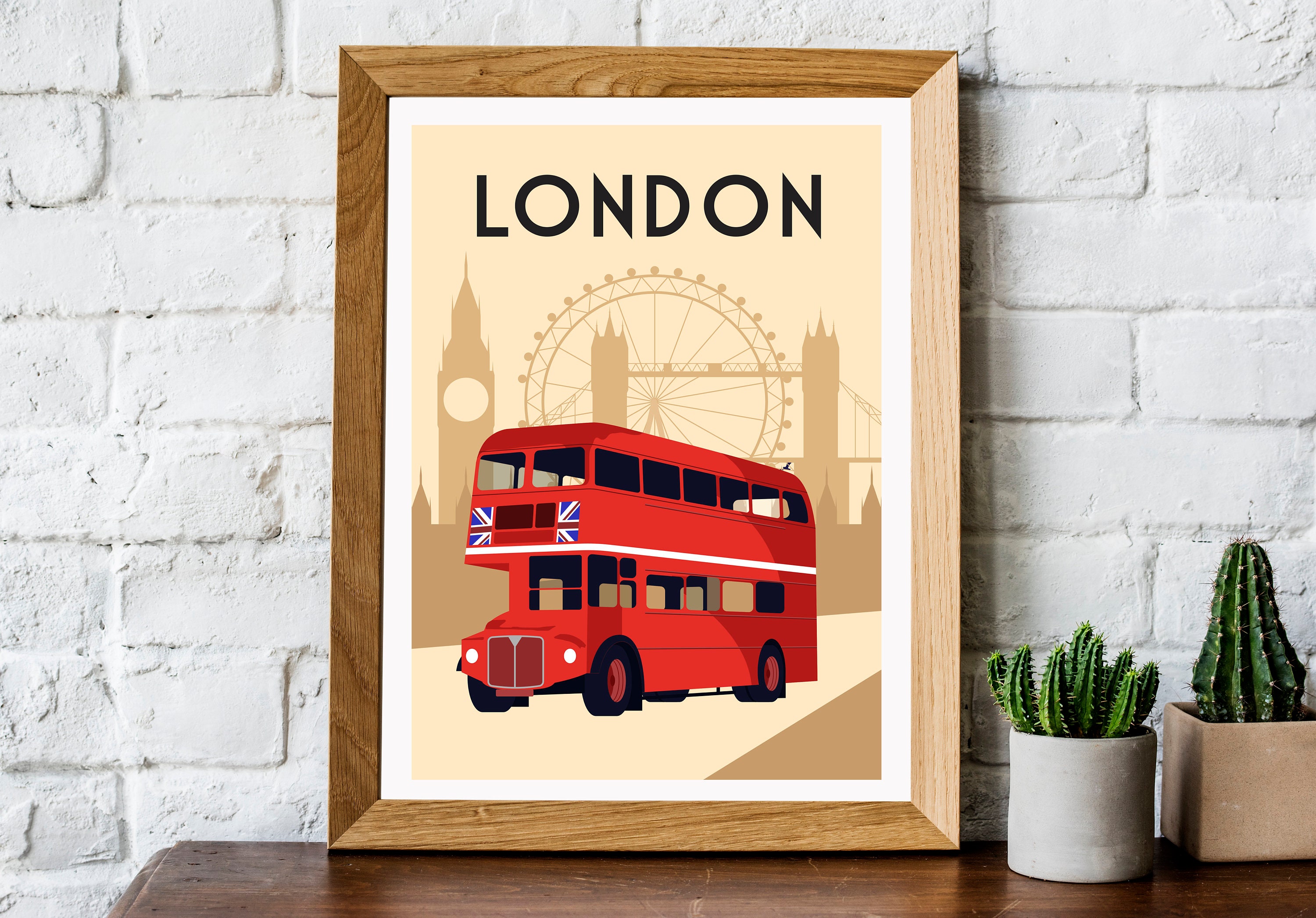London travel print London travel poster London print | Etsy