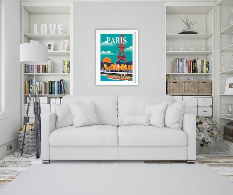 Paris Poster, Paris travel print image 4