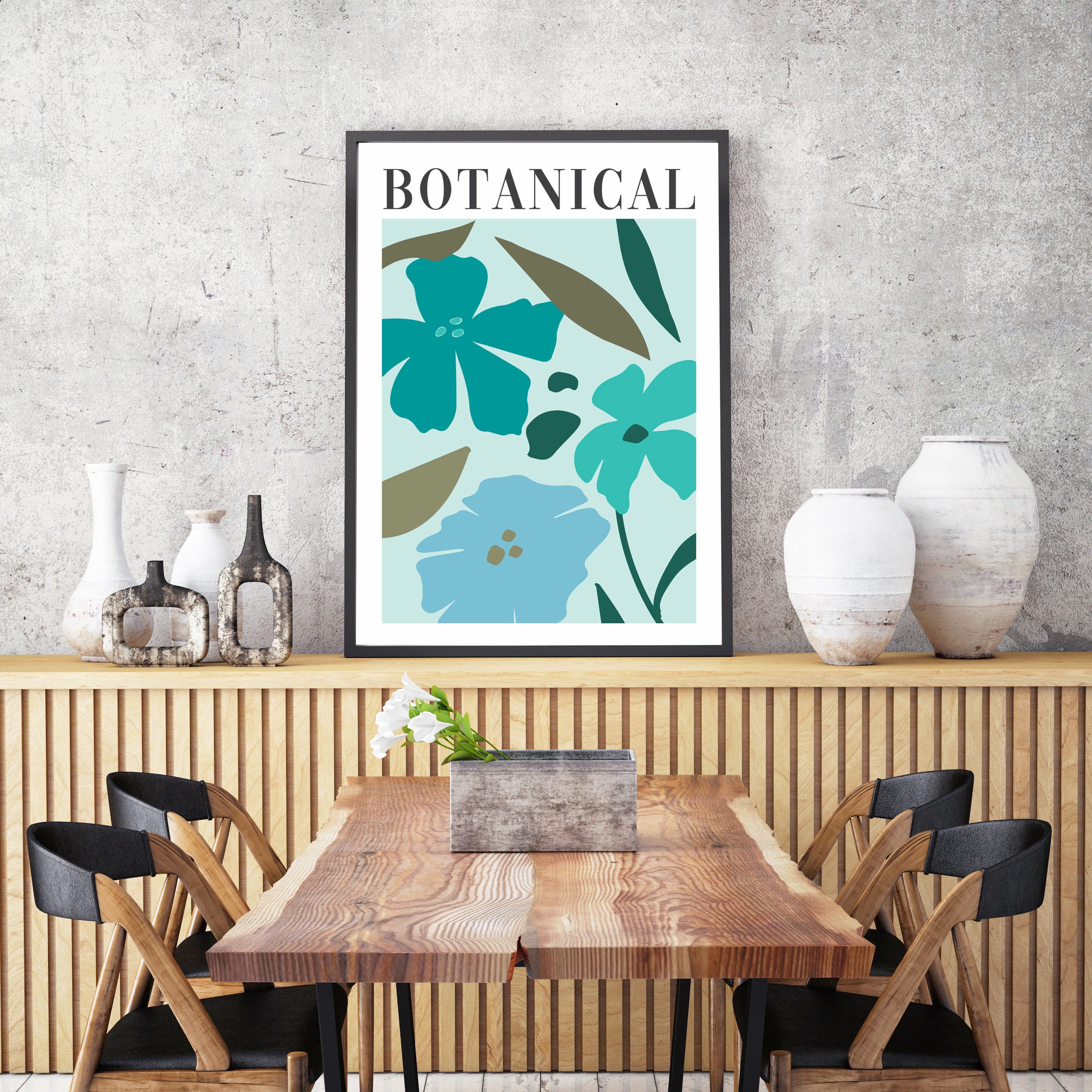 Floral print floral wall art Flower wall art botanical wall | Etsy