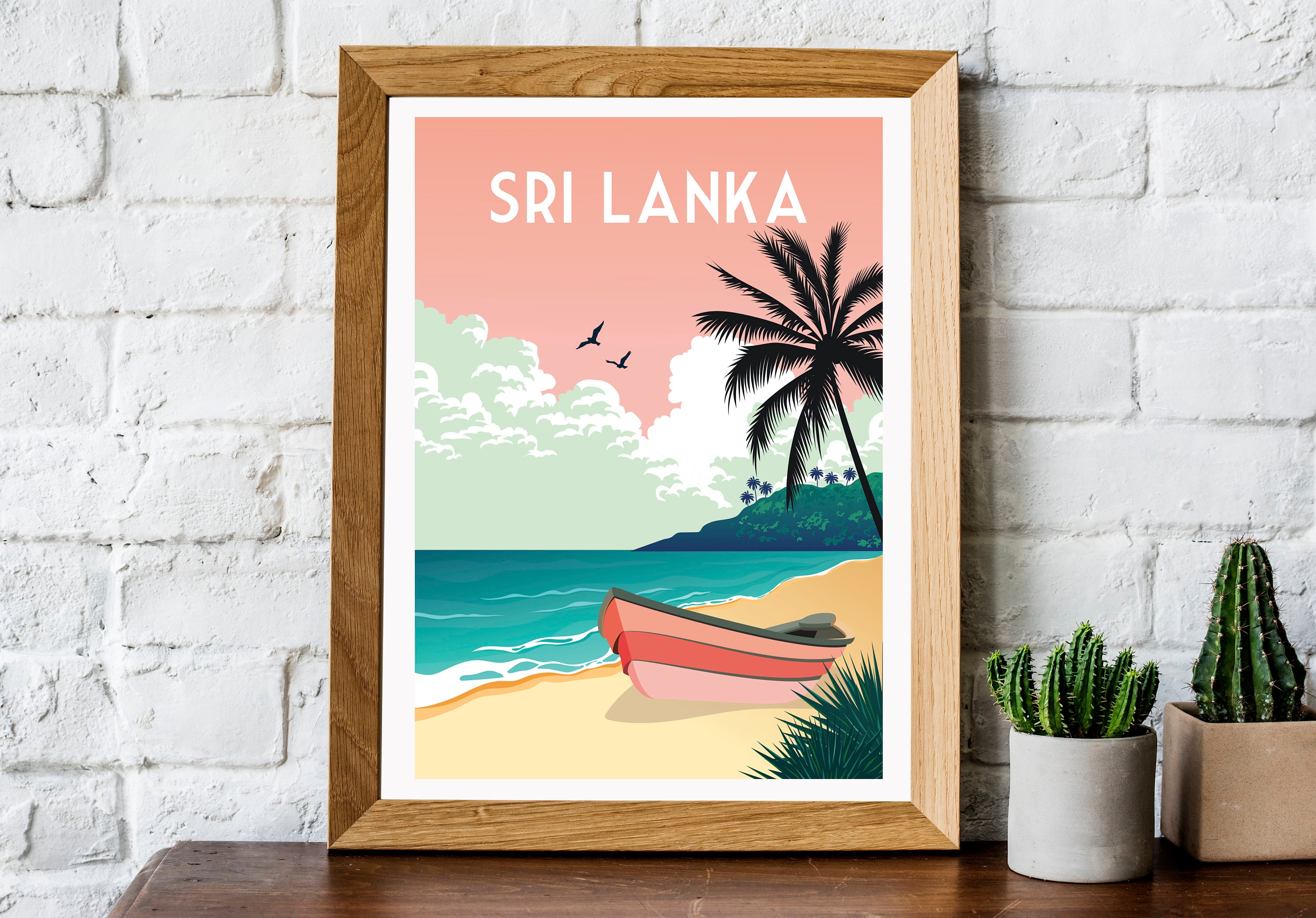 Sri Lanka Print Sri Lanka Travel Poster Sri Lanka Wall Art Etsy UK