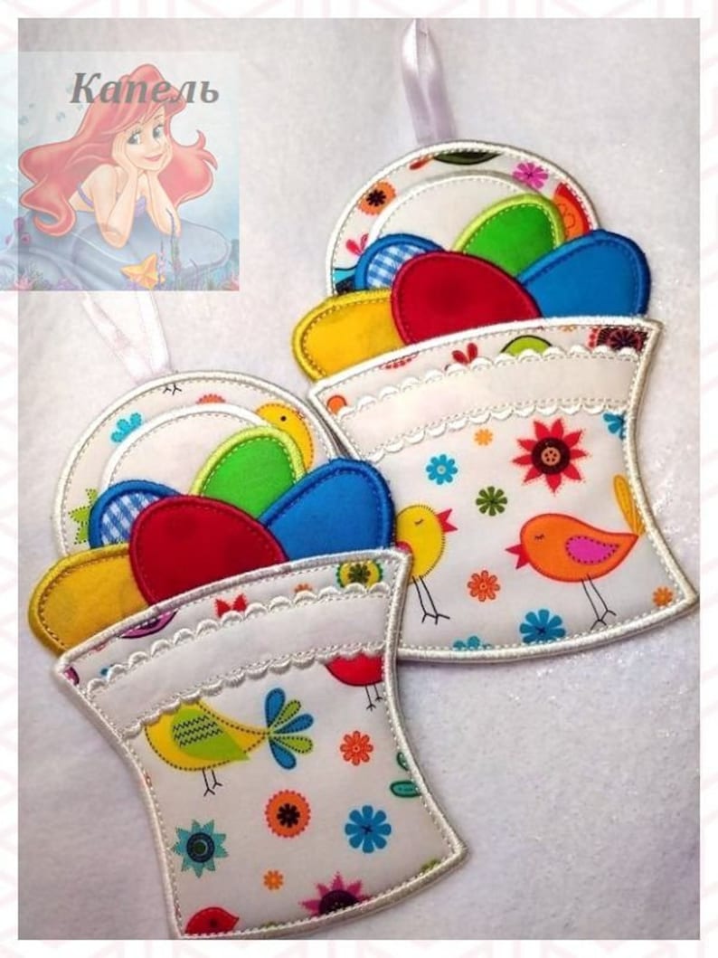 Pot Holders digital embroidery Trivets Cotton Trivets Hot Pads Trivets kitchen tack with eggs Embroidery Machine Patterns Design