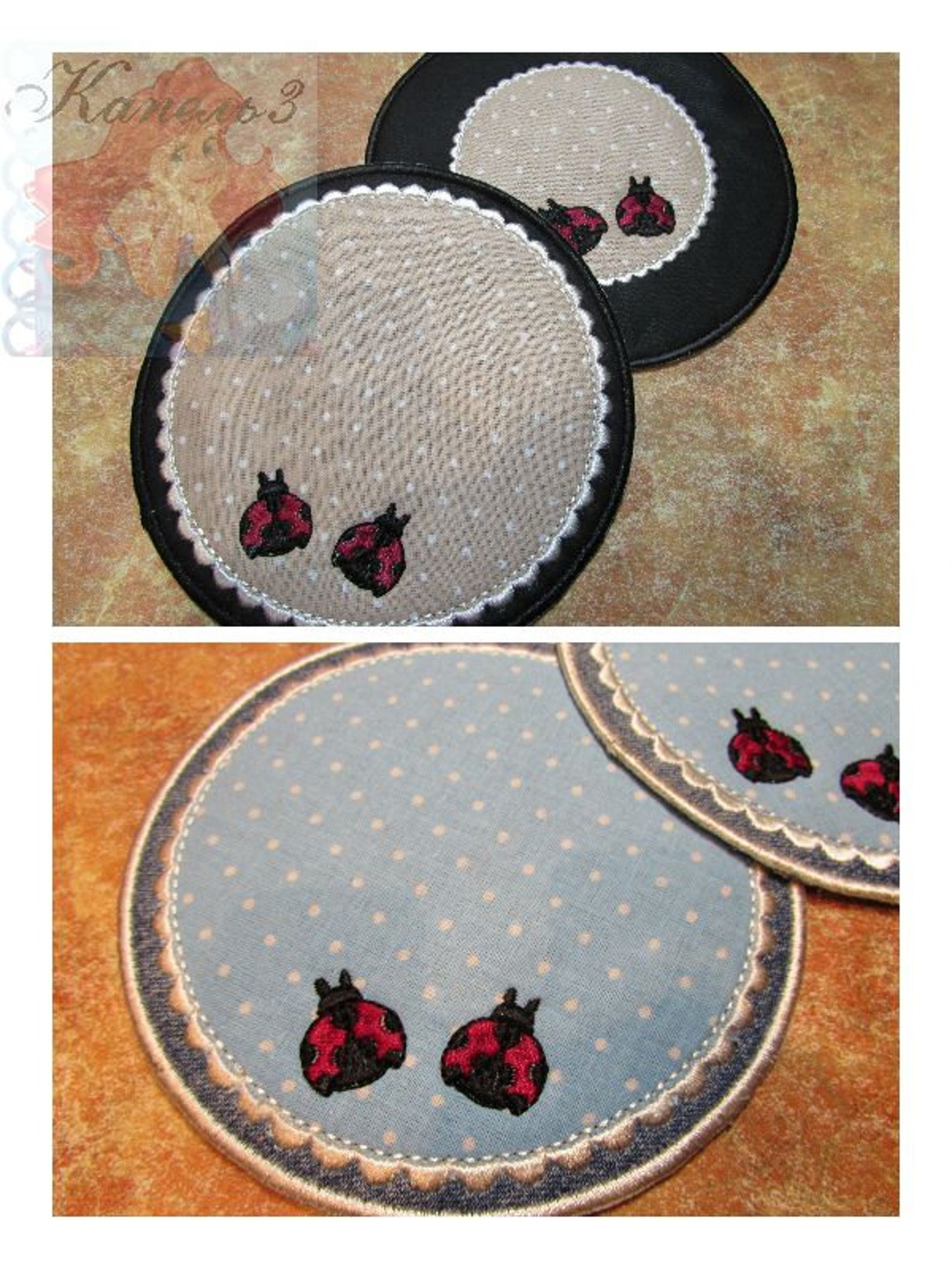 Pot Holders digital embroidery Trivets Cotton Hot Pads Etsy