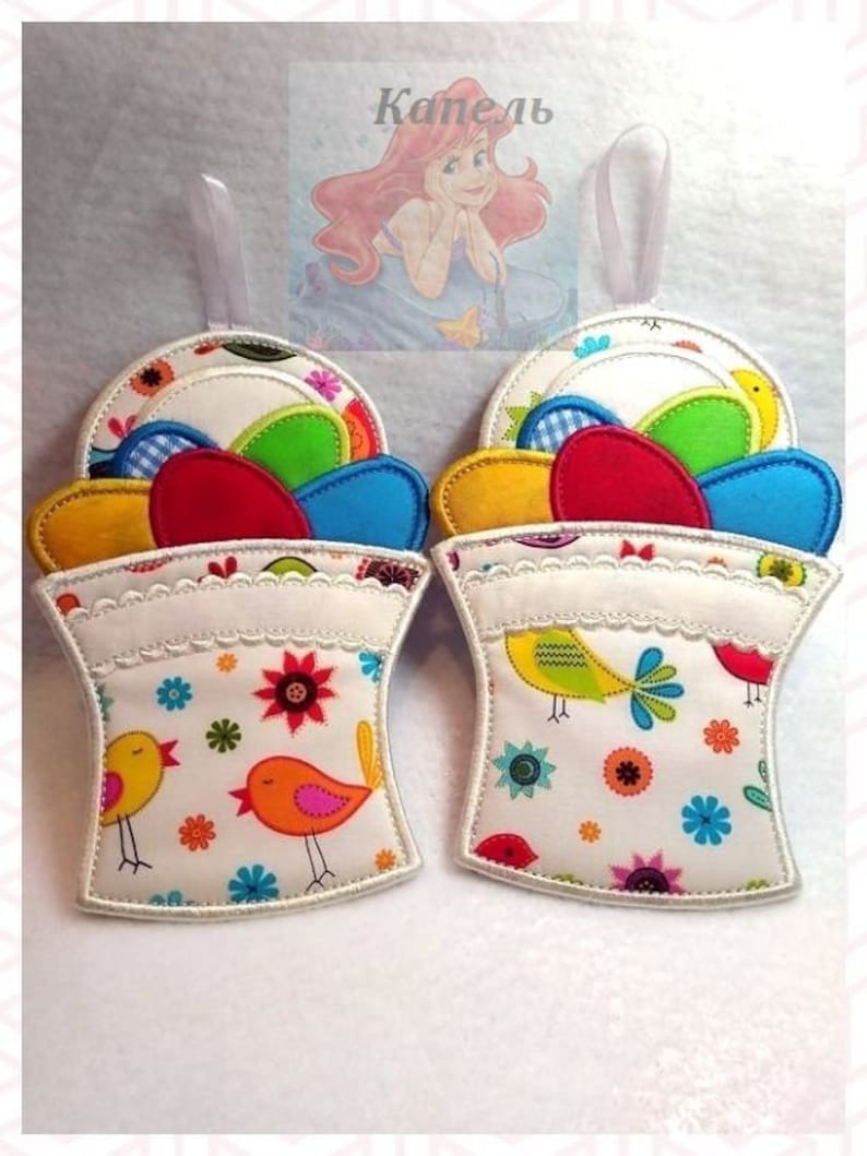 Pot Holders digital embroidery Trivets Cotton Trivets Hot Pads Trivets kitchen tack with eggs Embroidery Machine Patterns Design