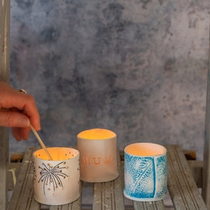 Handmade Porcelain Tea Light Holder image 4