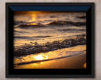 Printable Wall Art Sunset Surf Oldsmar Print #SURF01, Beach Decor, Beach Sunset Photo, Printable Beach Sunset, Printable Photo Art, Beach