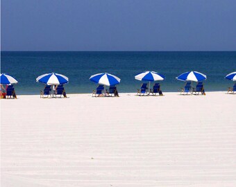 Printable Wall Art Beach Print #BU01, Beach Decor, Beach Umbrella Photo, Printable Beach Art, Printable Photo Art, Beach Umbrellas