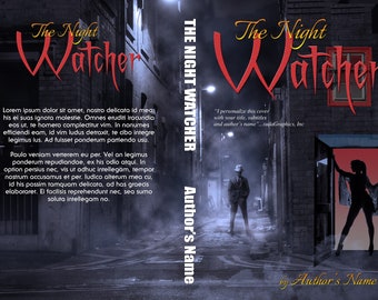 Premade book covers, Romance ebook cover, Mystery ebook cover, Romance book cover, printed book covers, ebook covers, The Watcher
