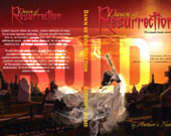 SOLD! Fantasy Premade book cover, printed book cover, ebook covers, Dawn of Resurrection