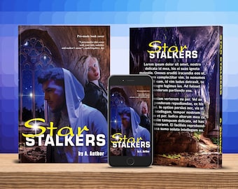 SciFi Fantasy Premade book covers, printed book covers, ebook covers, romance ebook cover, Star Stalkers