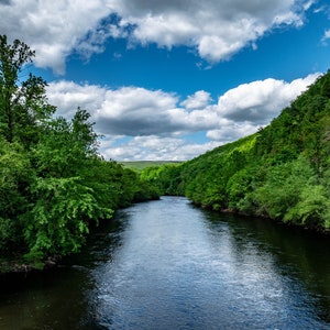Lehigh River Pennsylvania Fotodruck