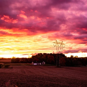 Pennsylvania Scenic Sunset Fotodruck
