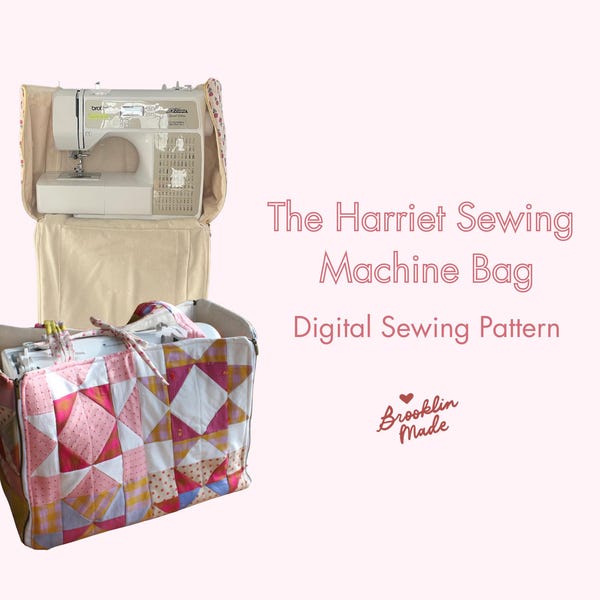The Harriet Sewing Machine Bag PDF Pattern | Video Tutorial
