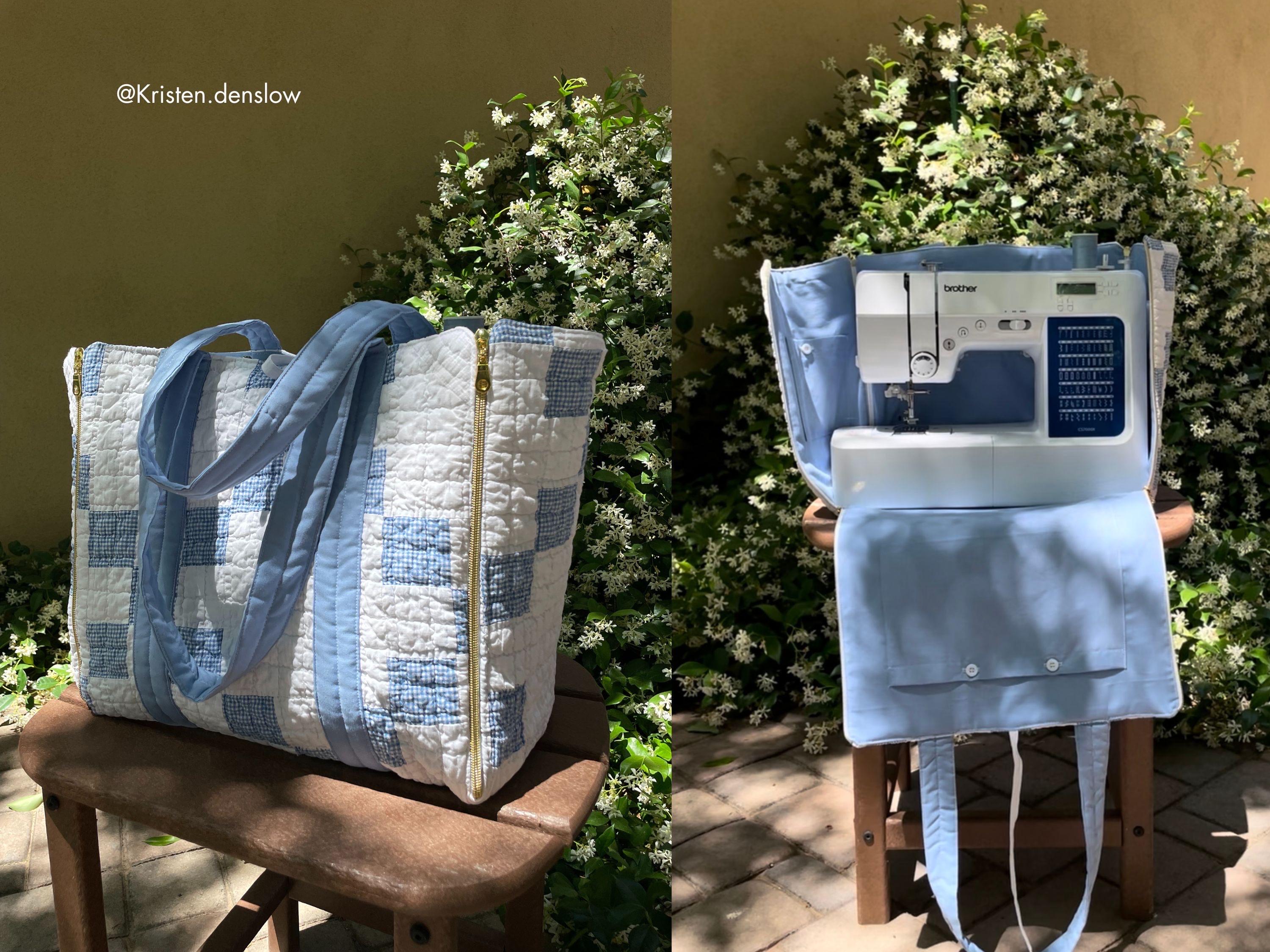 The Harriet Sewing Machine Bag PDF Pattern | Video Tutorial - Etsy