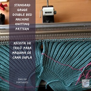 Patrón de tejer a máquina pantalones cortos de brioche imagen 4