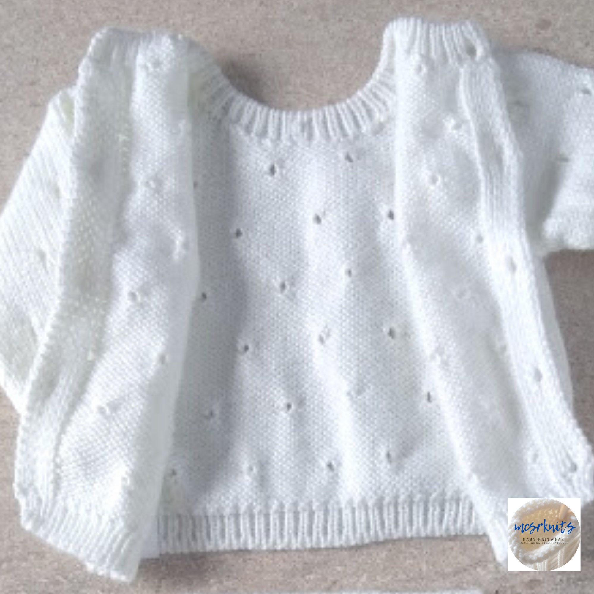Machine Knitting Pattern Baby Set BC Etsy Australia