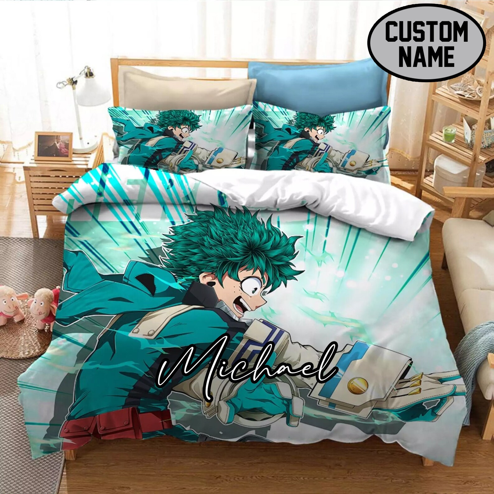 Anime MHA Bedding Set Anime Bedding Set Duvet Cover Set Etsy