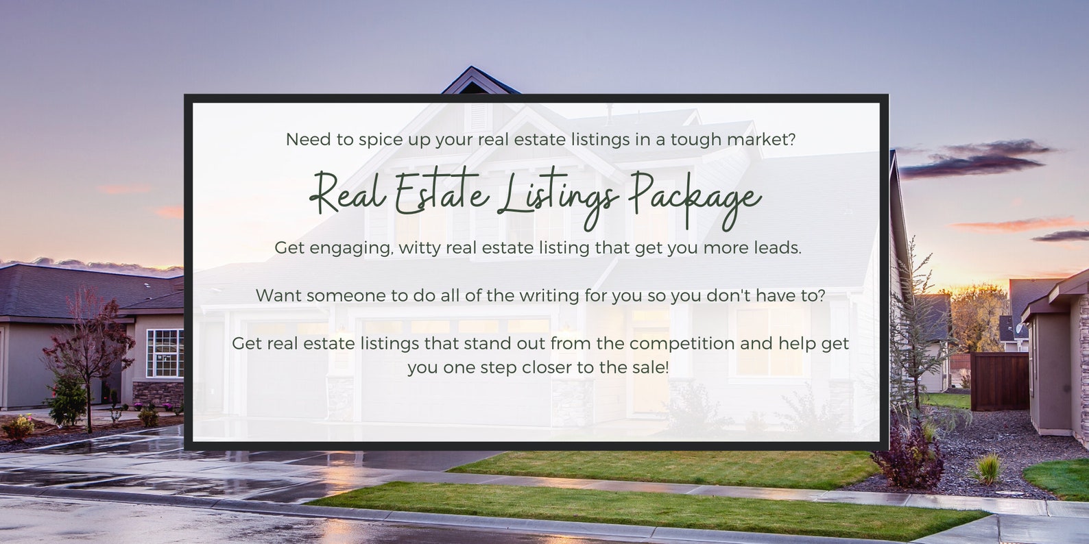 Real Estate Listings Package Real Estate Copy Real Estate Etsy