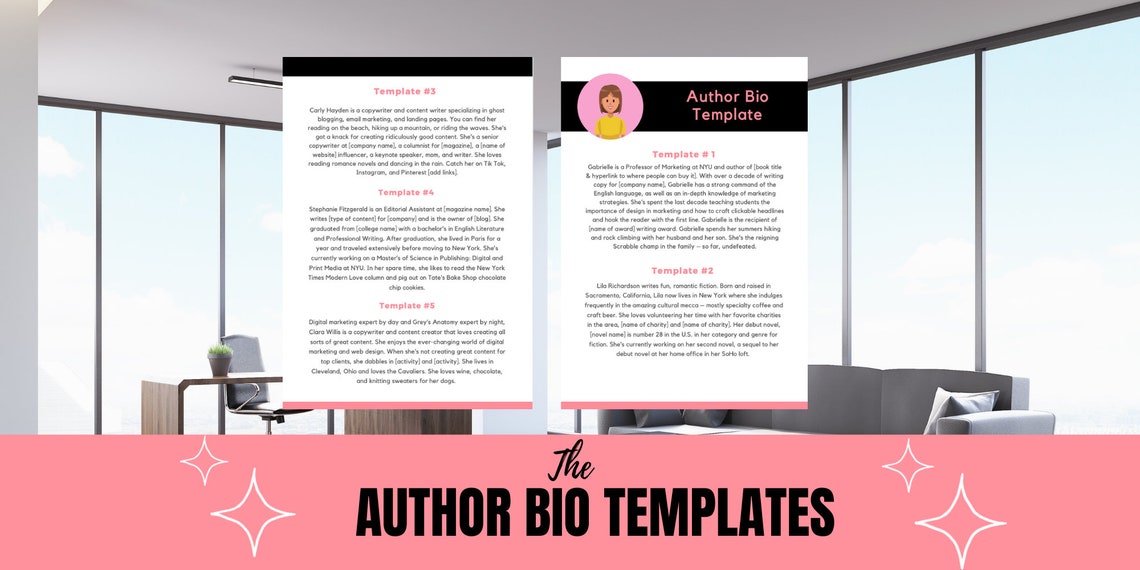 Author Bio Template Author Bio Template