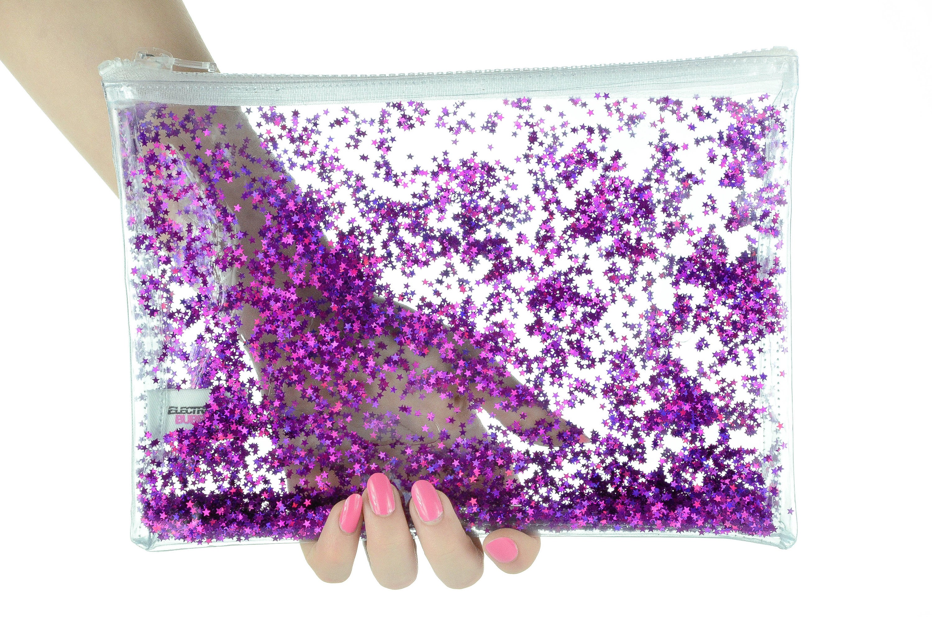 Custom Color Liquid Glitter Zip Clutch Choose your own Etsy