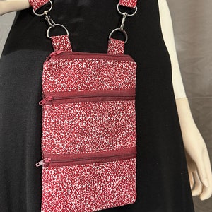 Cartera de cuello de viaje / Mini bolso crossbody / Titular de pasaporte / Monedero de teléfono