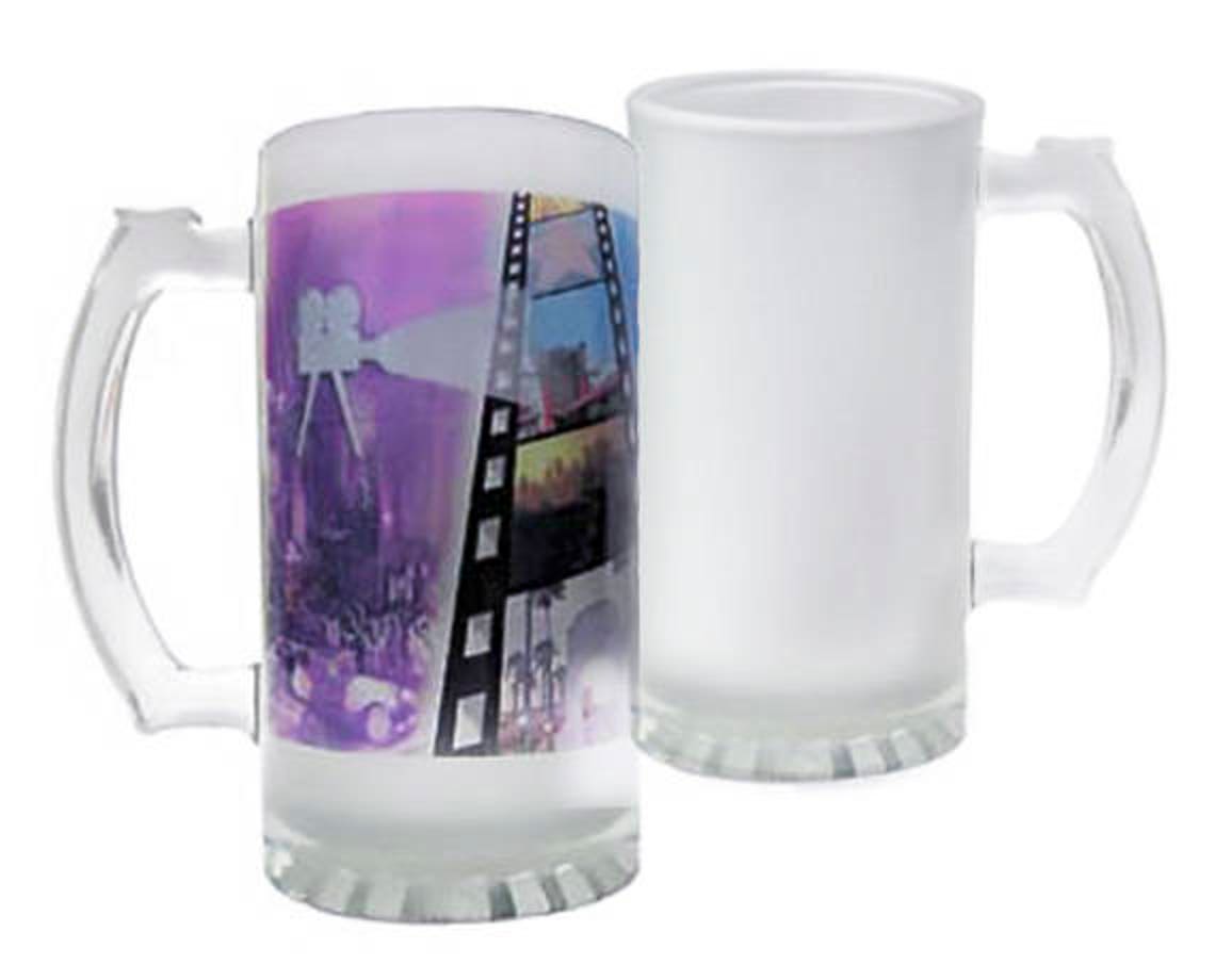 Sublimation Blank Beer Mug 16 oz Frosted Glass Mug Frosted Etsy