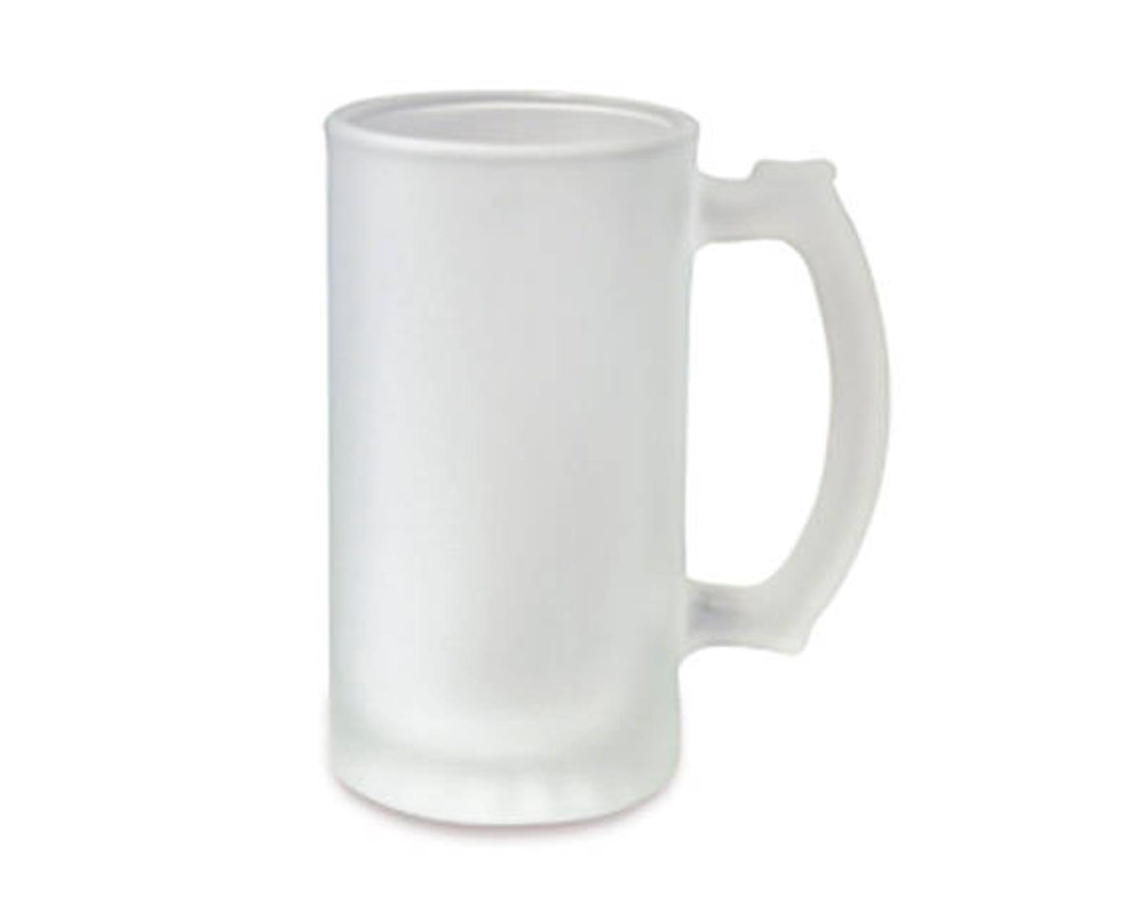Sublimation Blank Beer Mug 16 oz Frosted Glass Mug Frosted Etsy