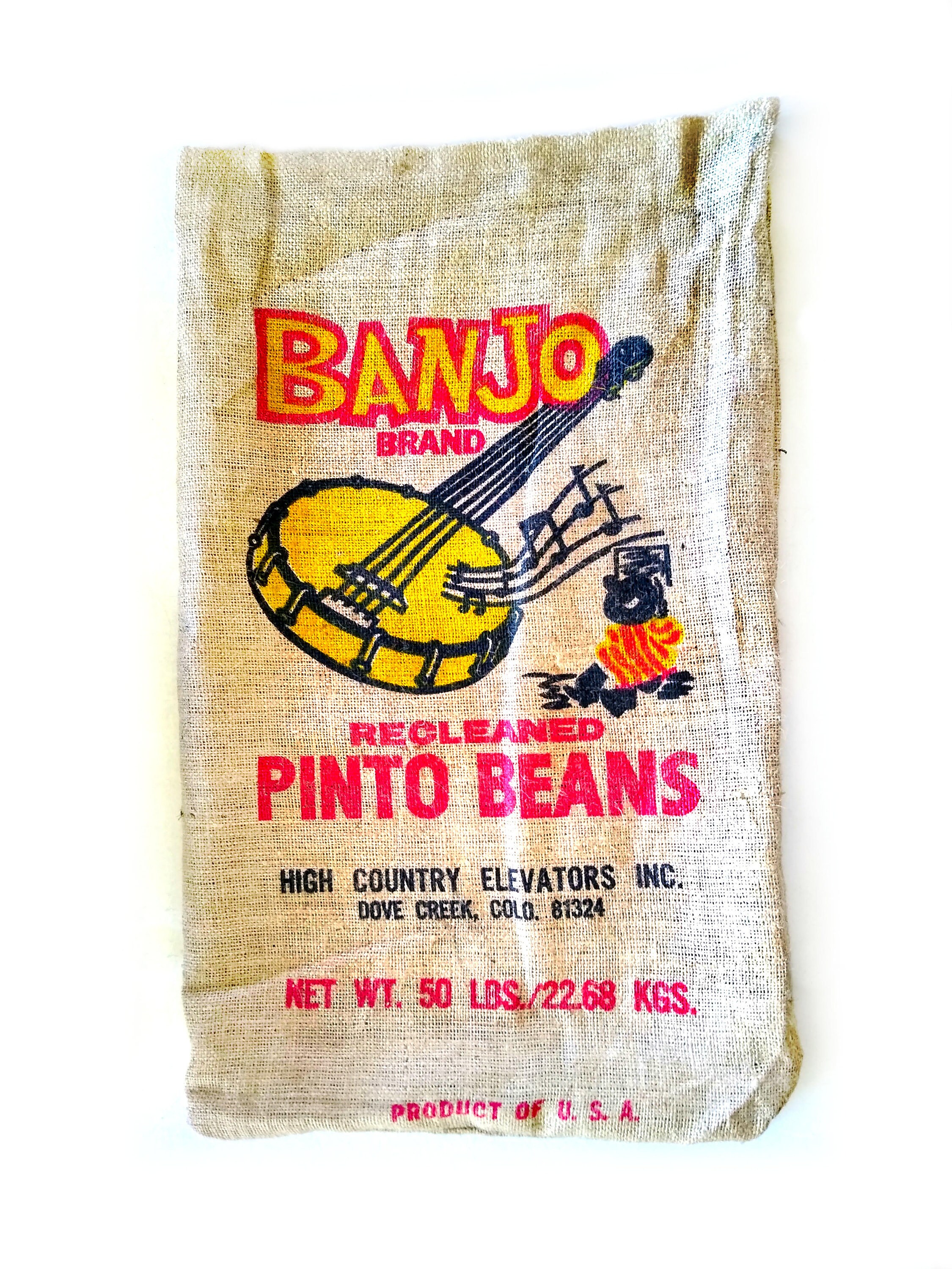 Pinto Bean Burlap Bag / Sack Etsy